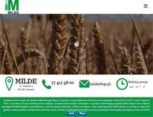 Tablet Screenshot of milde.pl