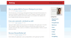 Desktop Screenshot of blog.milde.cz
